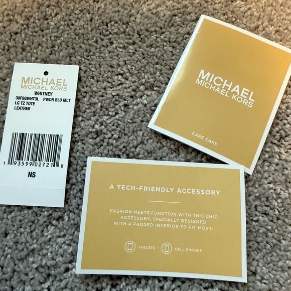 MICHAEL Michael Kors Whitney Large Studded Saffiano Leather Tote Bag - Picture 15 of 16